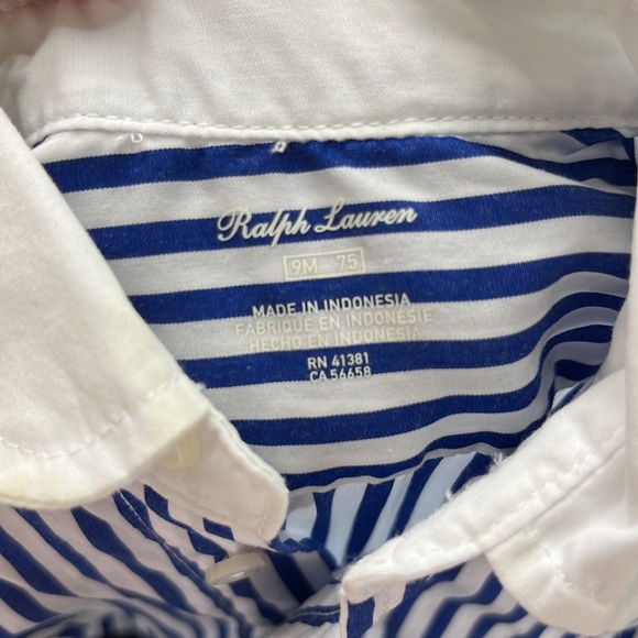 Ralph Lauren Gingham Poplin Shirt & Dobby Short Set - Picture 6 of 7